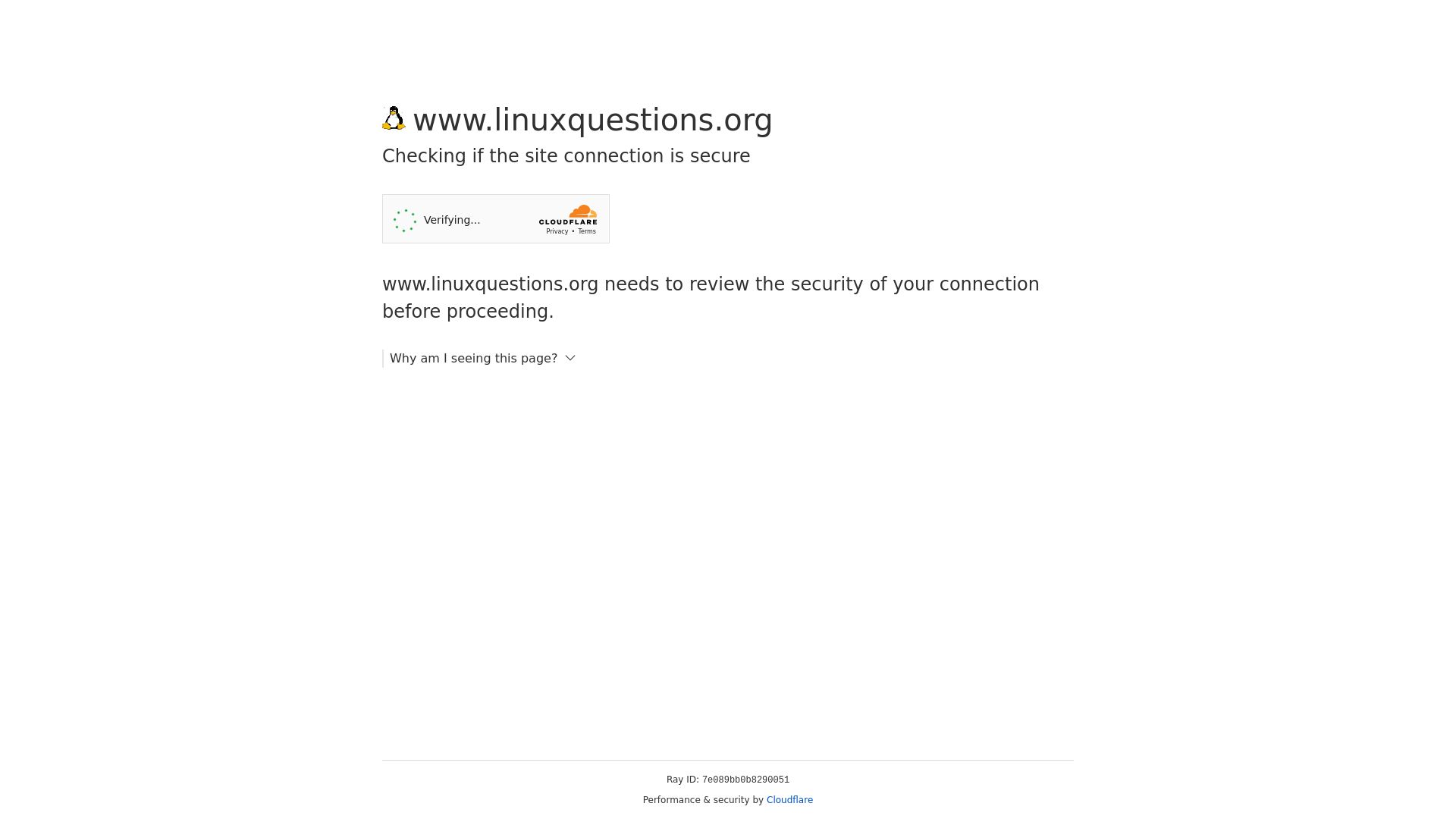 Estado web linuxquestions.org está   ONLINE