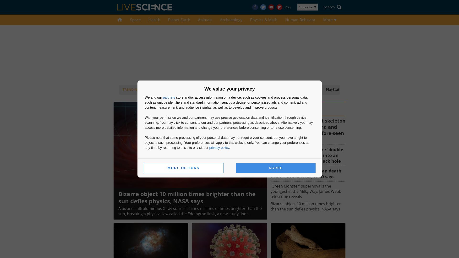 Estado web livescience.com está   ONLINE