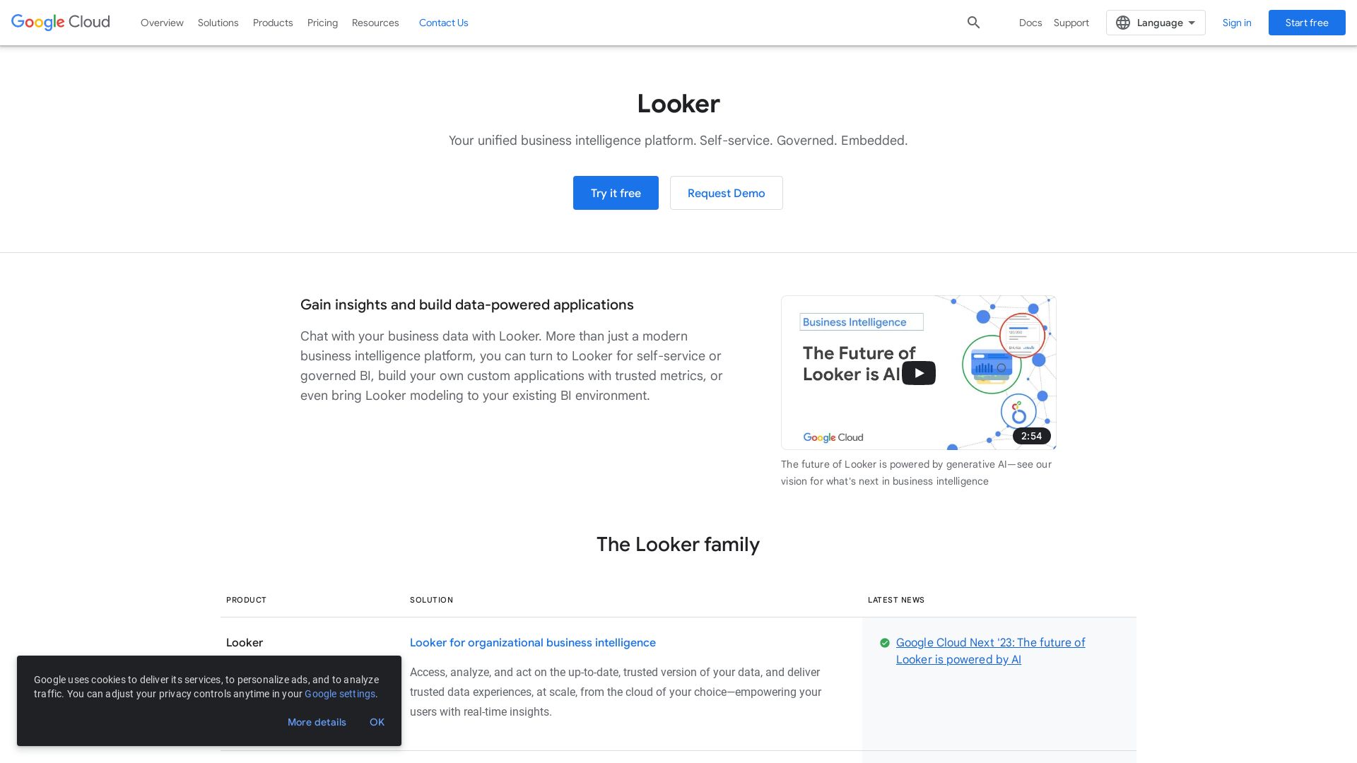 Estado web looker.com está   ONLINE