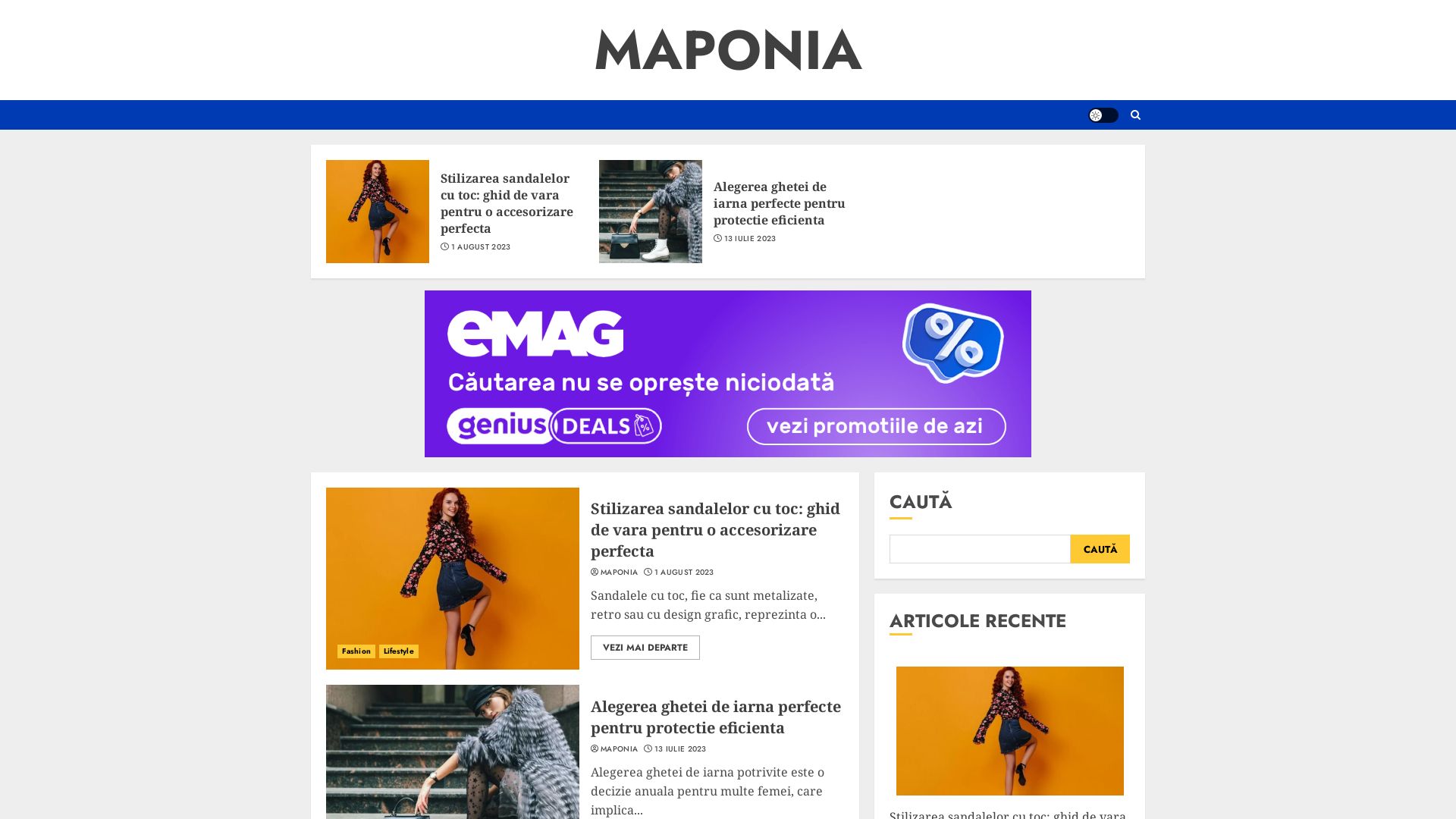 Estado web maponia.ro está   ONLINE