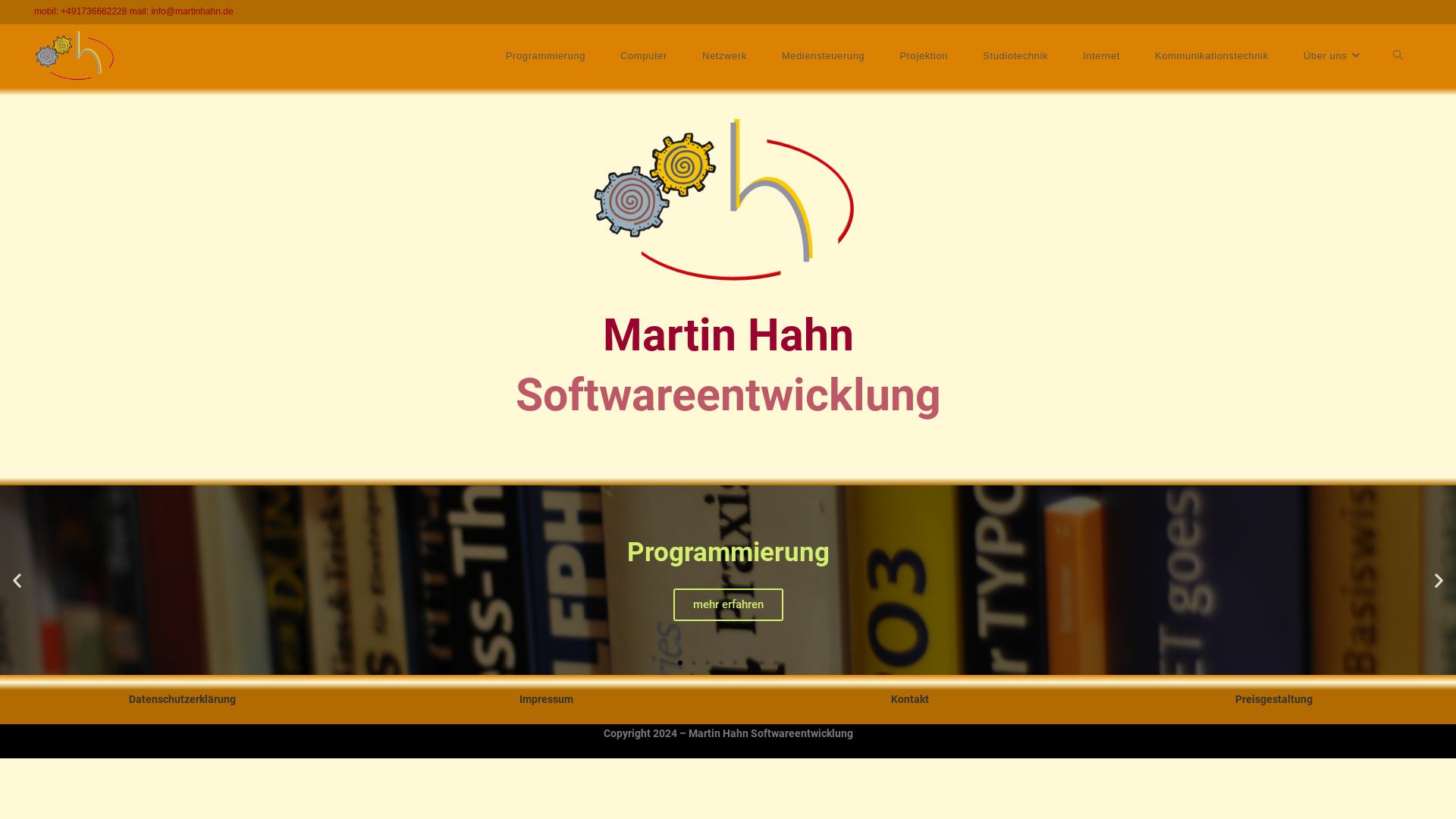 Estado web martinhahn.de está   ONLINE