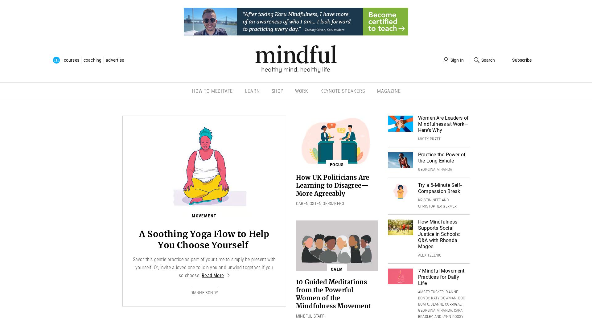 Estado web mindful.org está   ONLINE