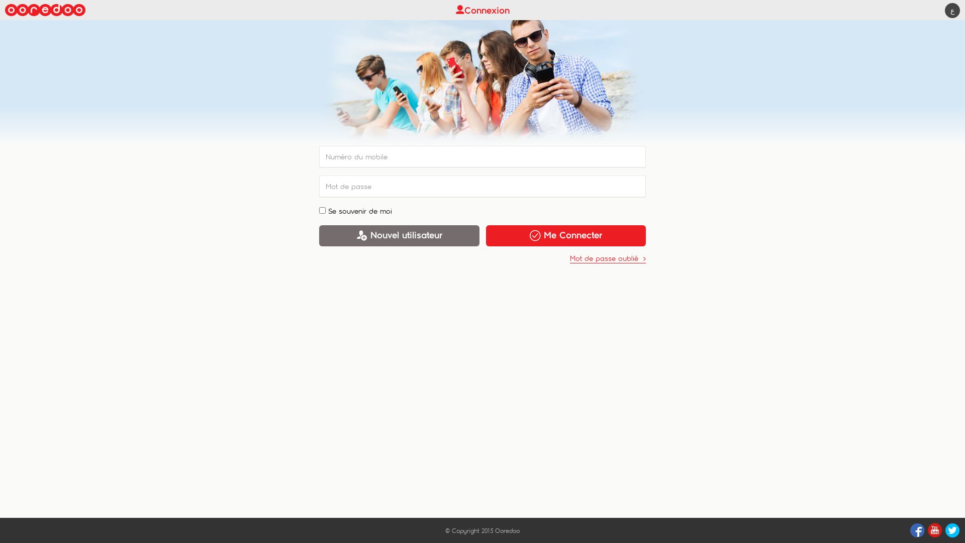 Estado web my.ooredoo.dz está   ONLINE
