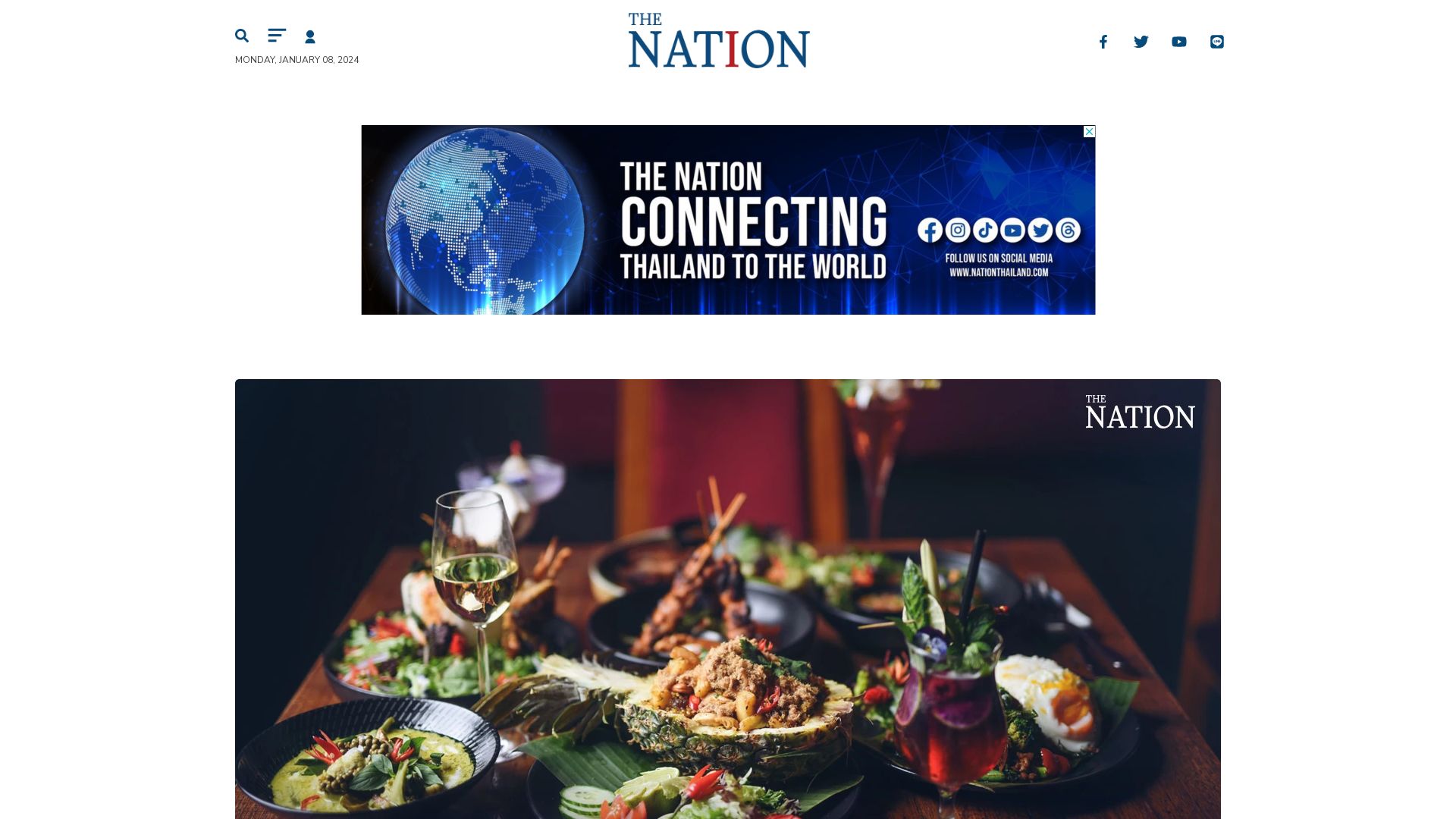 Estado web nationthailand.com está   ONLINE