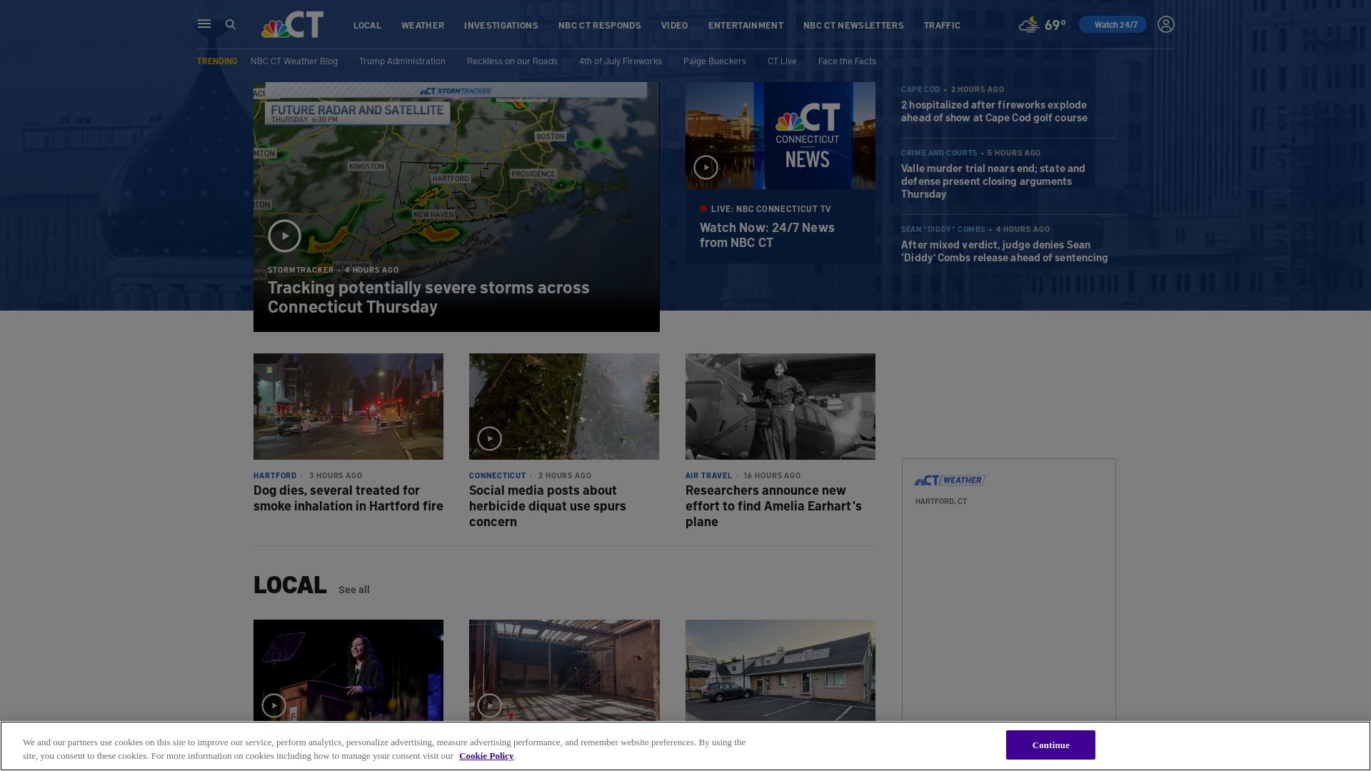 Estado web nbcconnecticut.com está   ONLINE