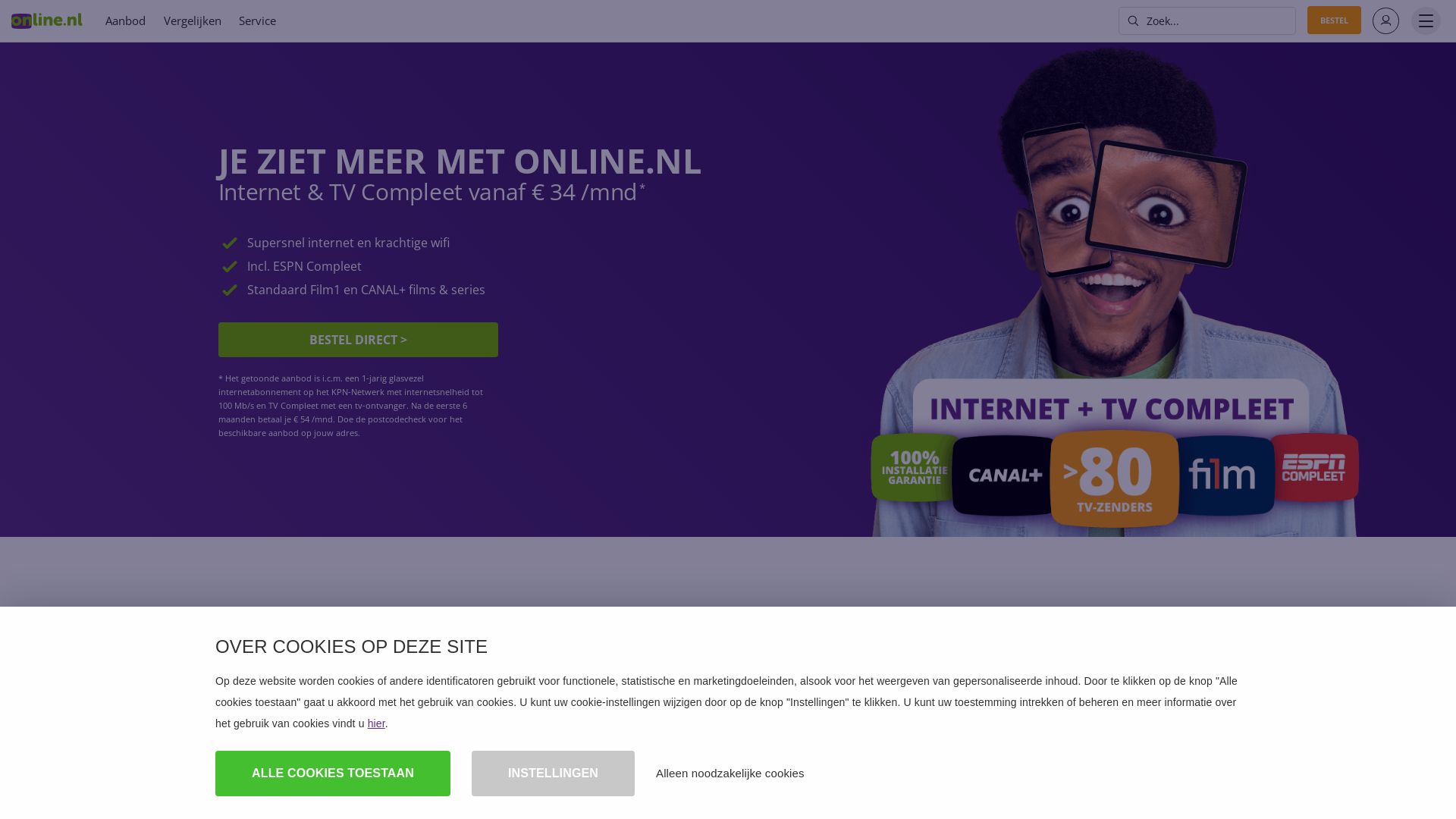 Estado web online.nl está   ONLINE