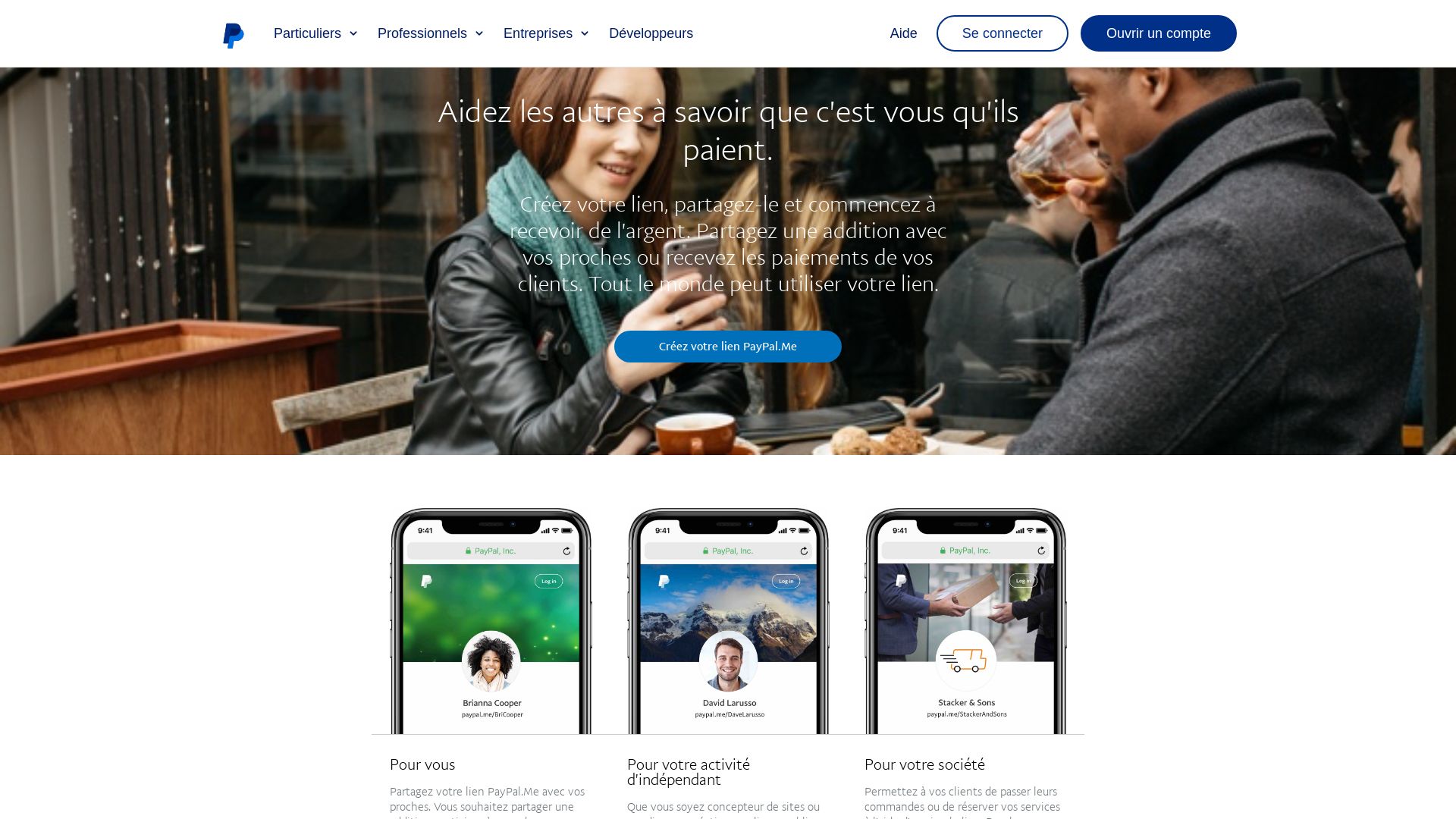 Estado web paypal.me está   ONLINE