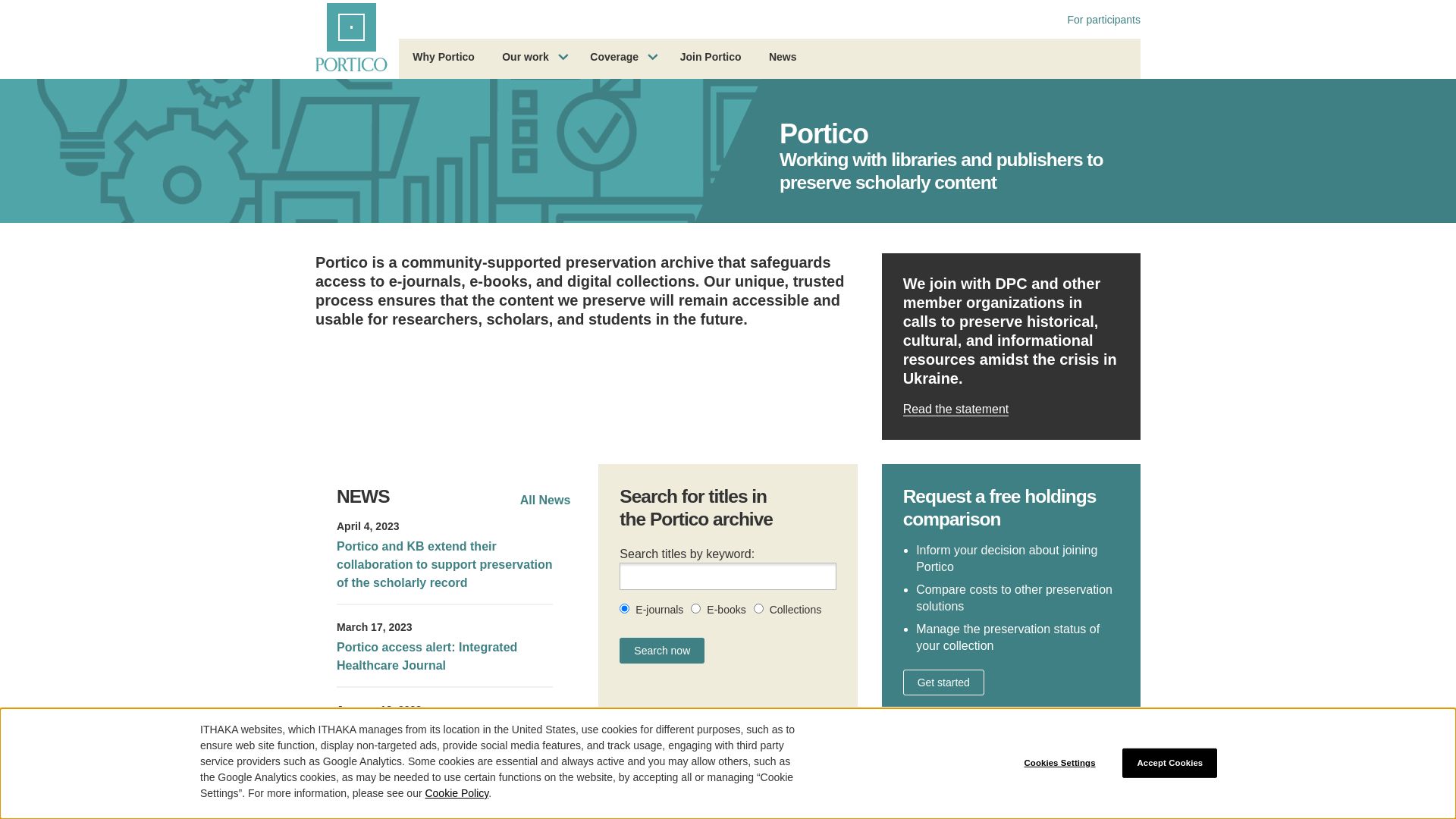 Estado web portico.org está   ONLINE