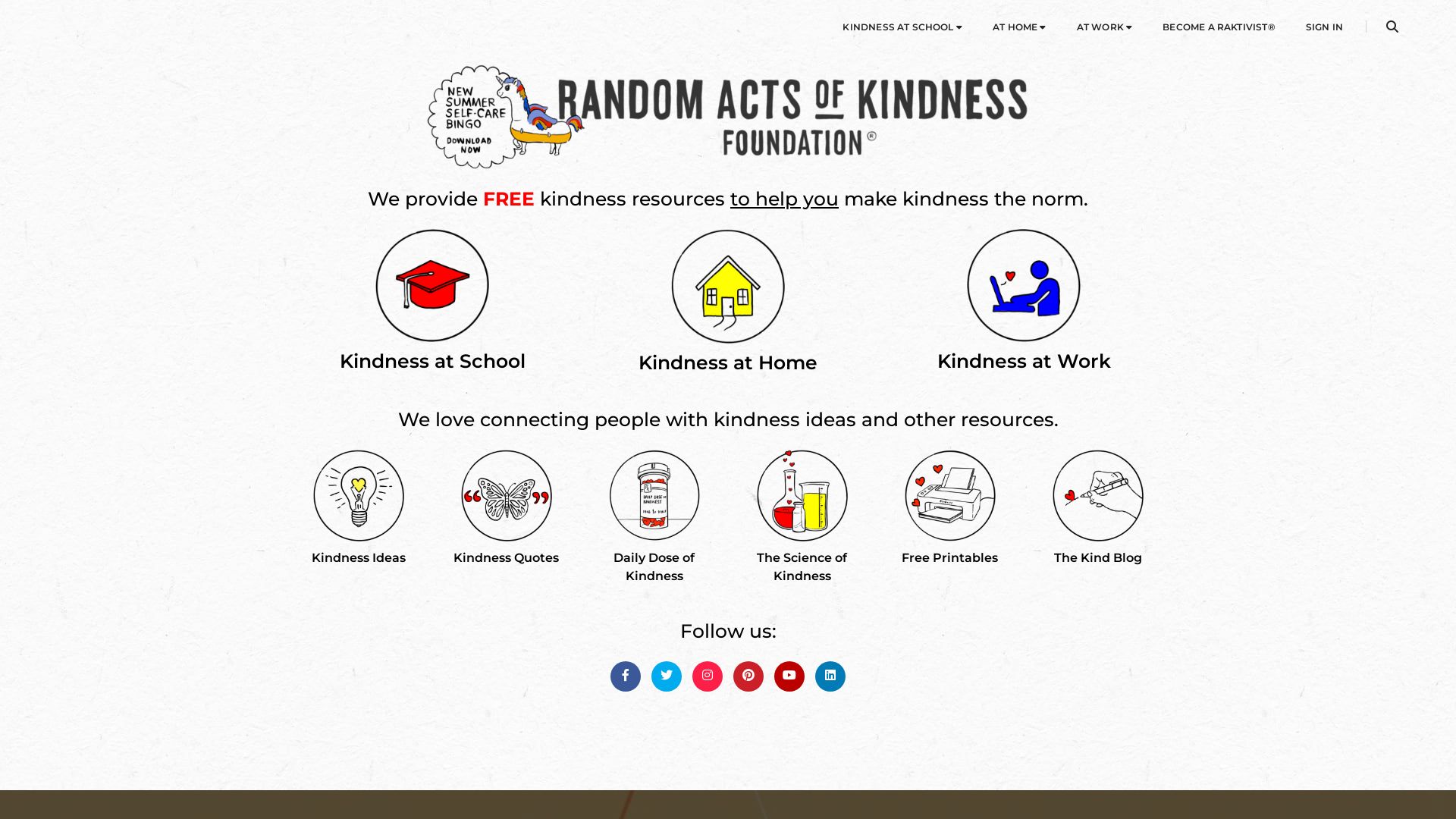 Estado web randomactsofkindness.org está   ONLINE