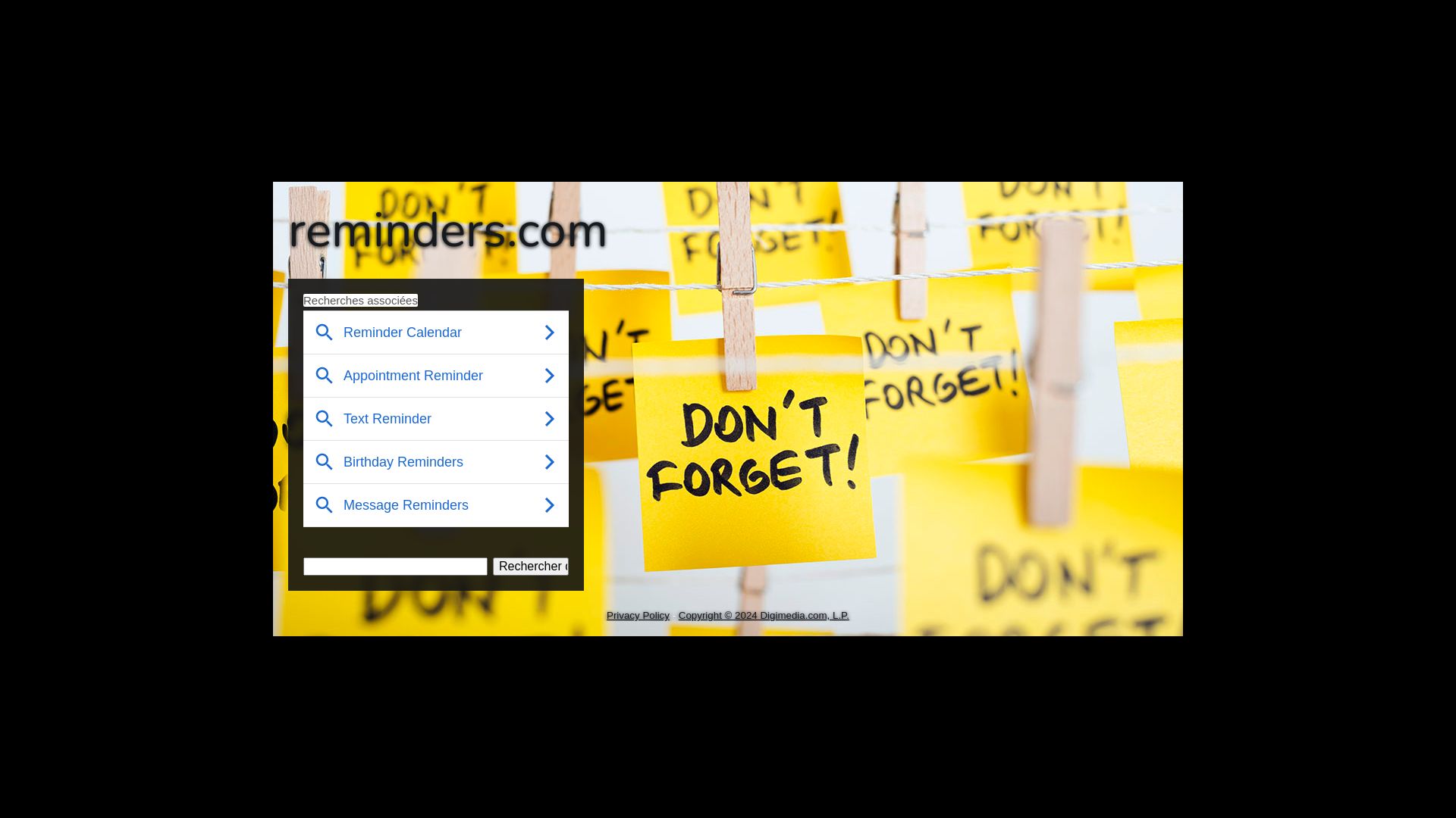 Estado web reminder.com está   ONLINE