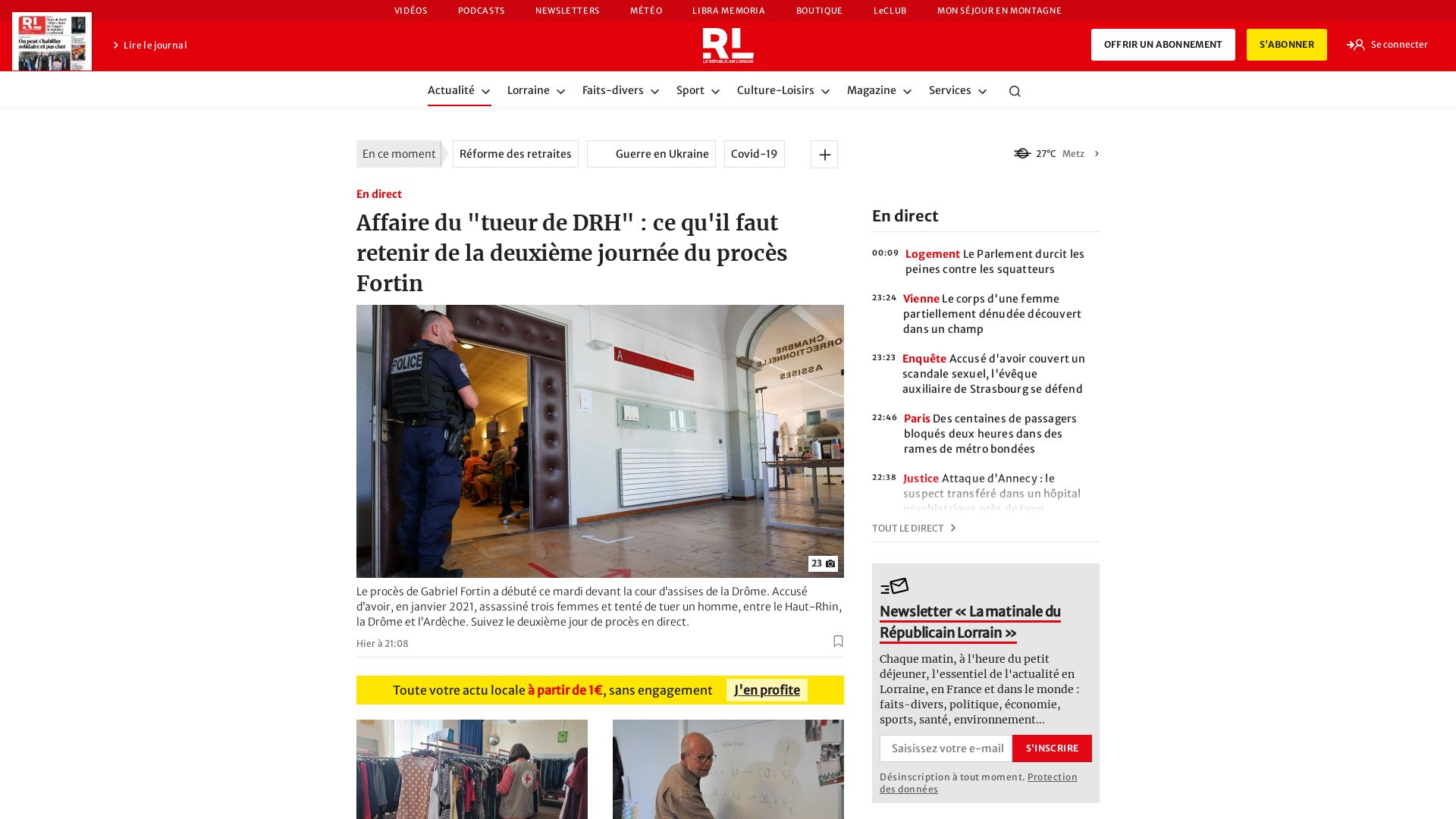 Estado web republicain-lorrain.fr está   ONLINE
