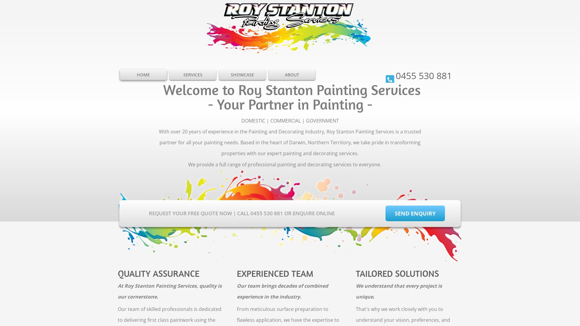 Estado web roystantonpainting.com está   ONLINE