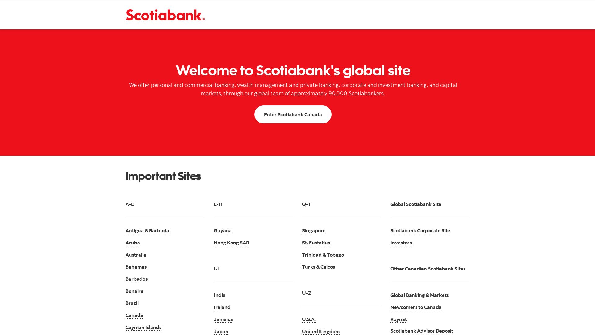 Estado web scotiabank.com está   ONLINE