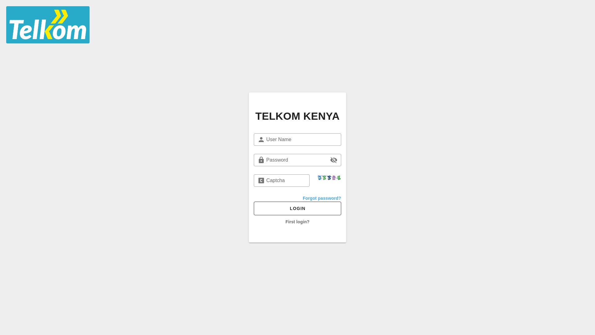 Estado web selfcare.telkom.co.ke está   ONLINE