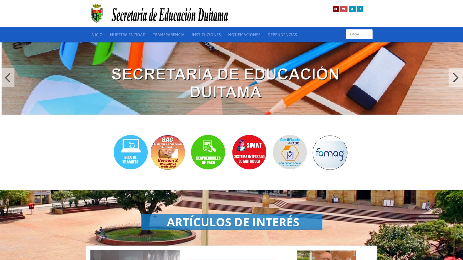 Estado web semduitama.gov.co está   ONLINE