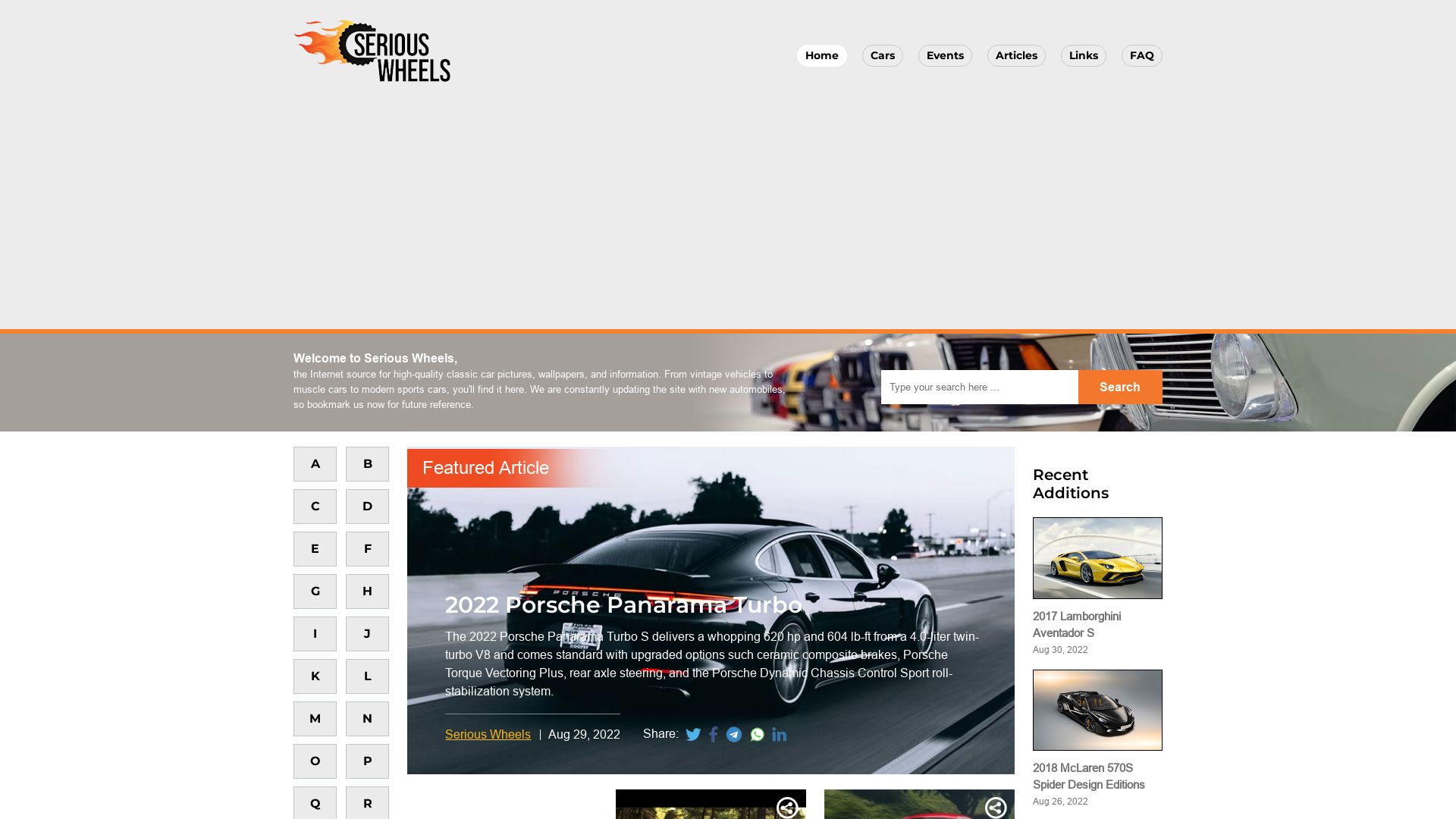 Estado web seriouswheels.com está   ONLINE