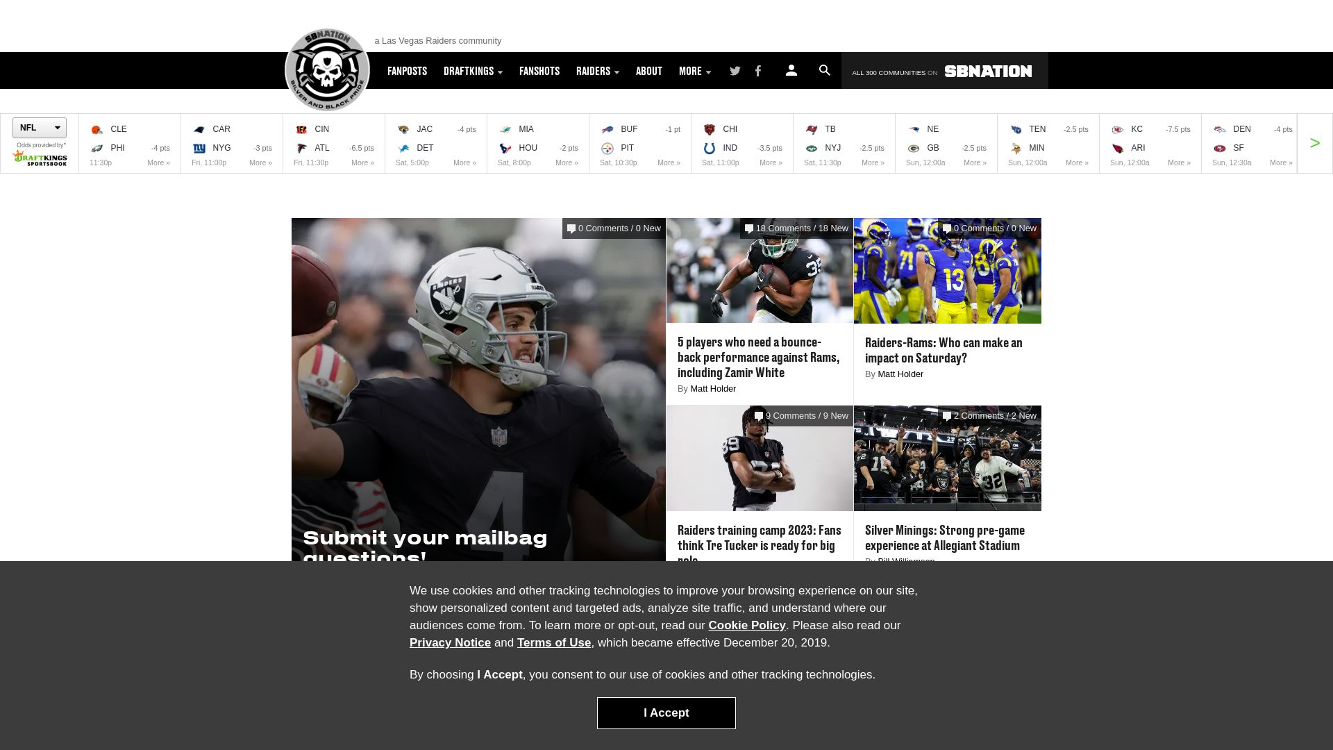 Estado web silverandblackpride.com está   ONLINE
