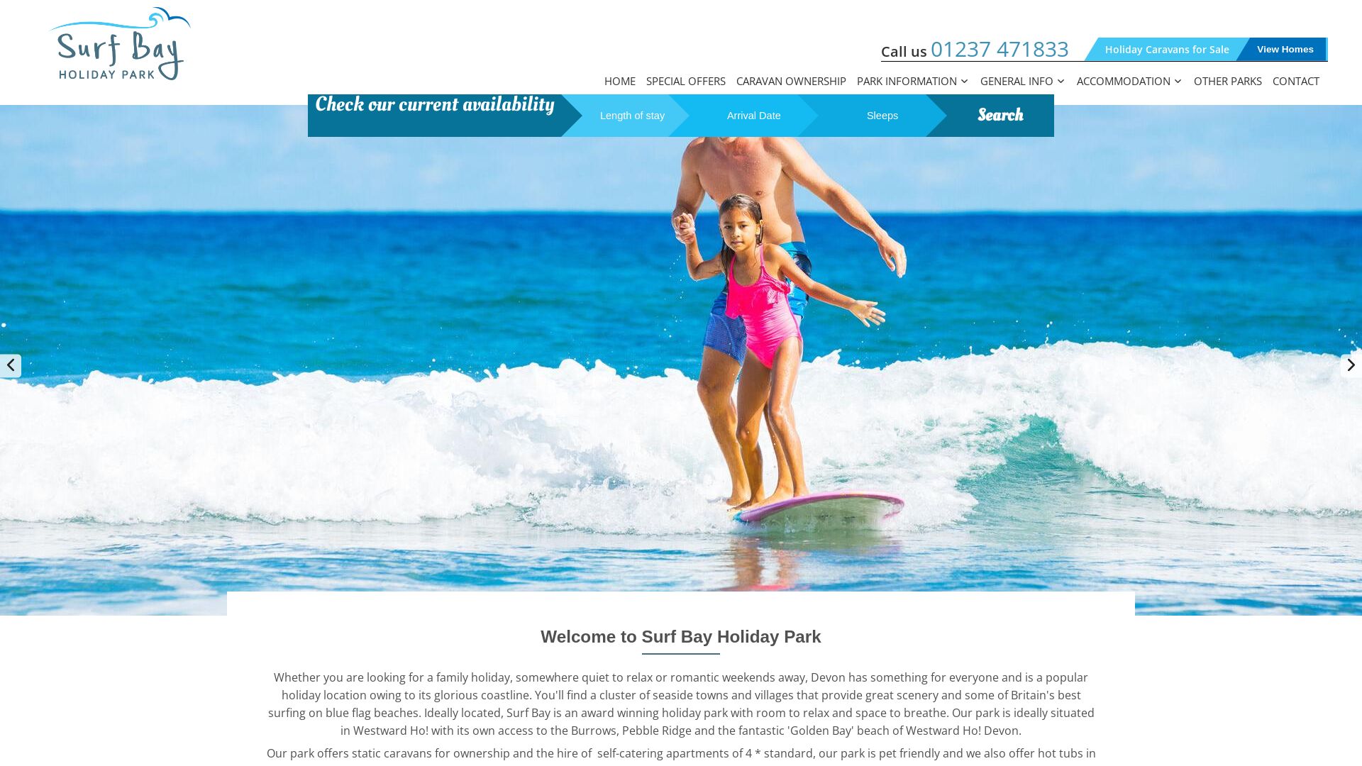 Estado web surfbay.co.uk está   ONLINE