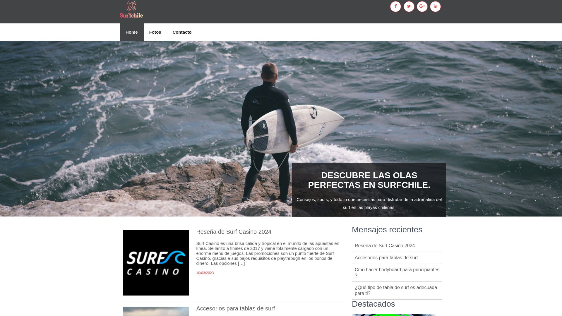 Estado web surfchile.cl está   ONLINE