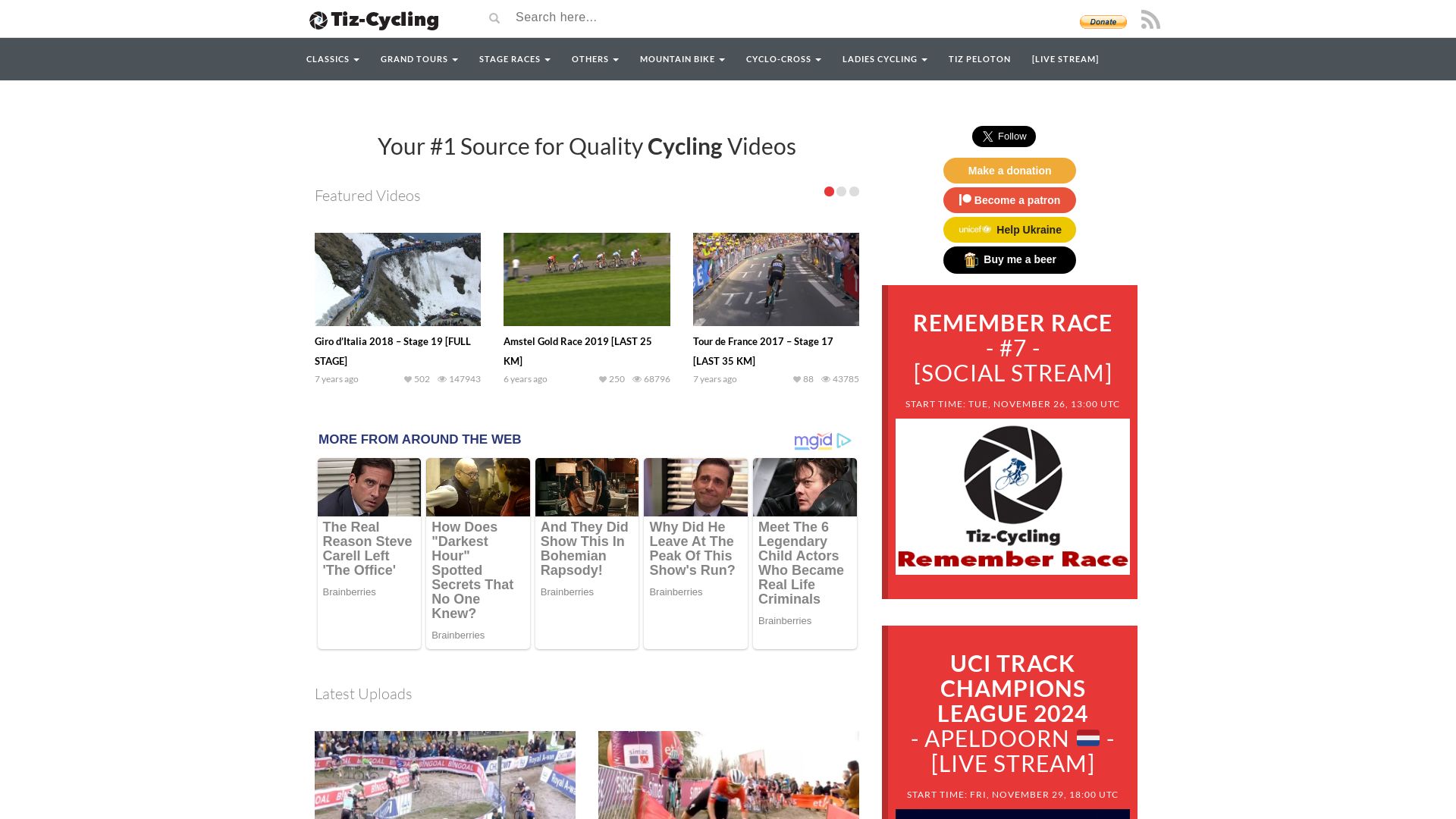 Estado web tiz-cycling.io está   ONLINE
