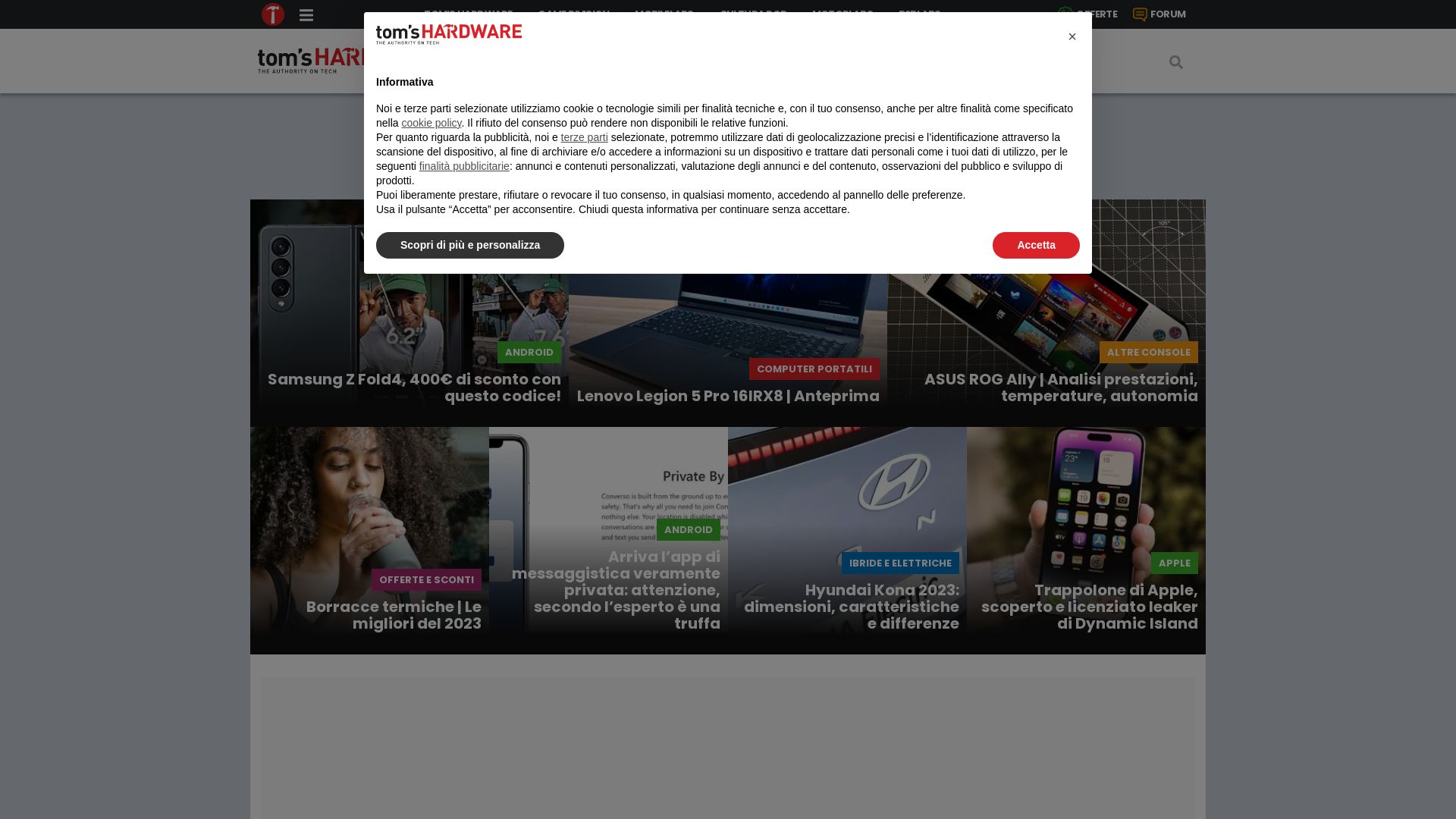 Estado web tomshw.it está   ONLINE