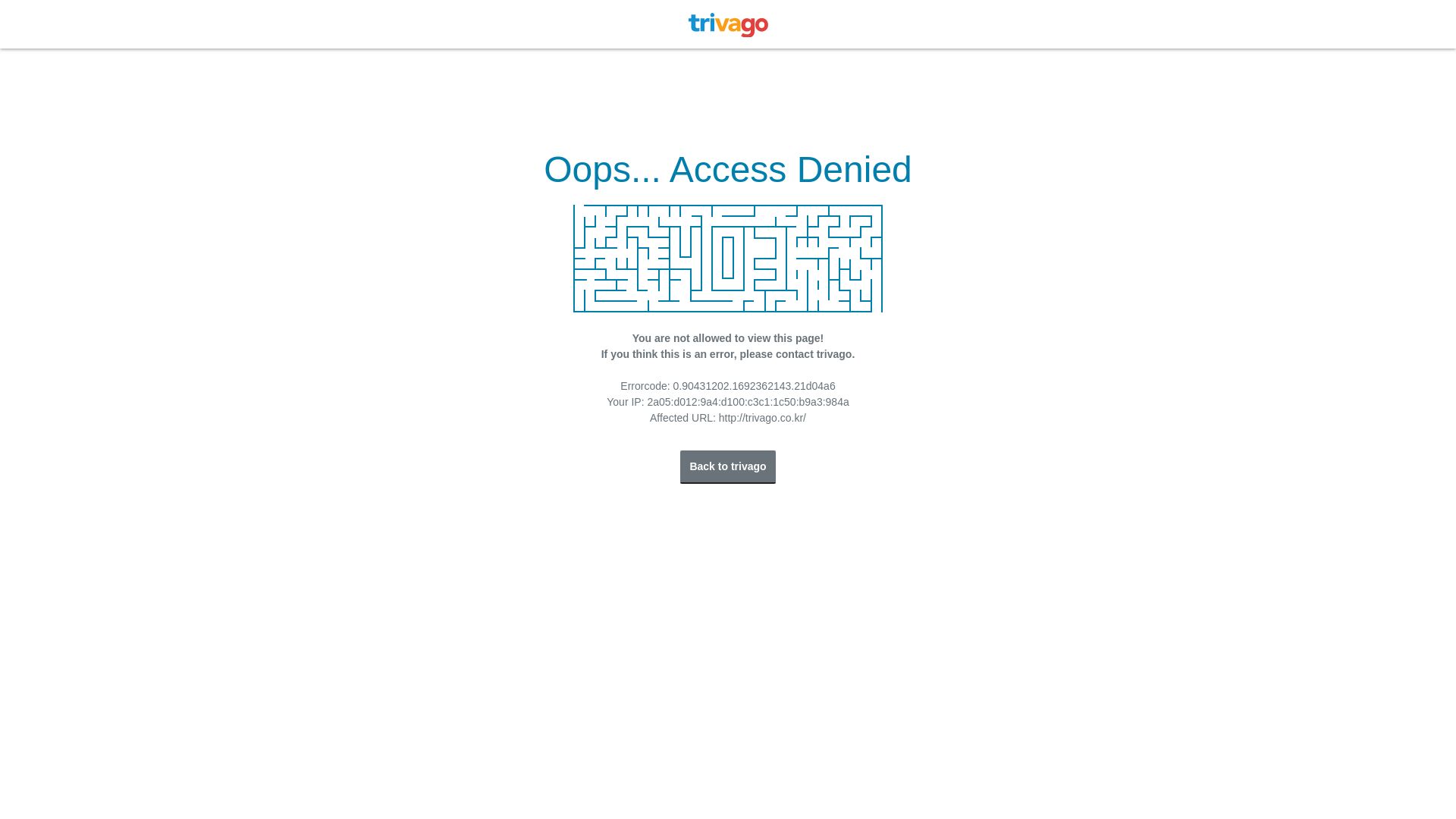 Estado web trivago.co.kr está   ONLINE