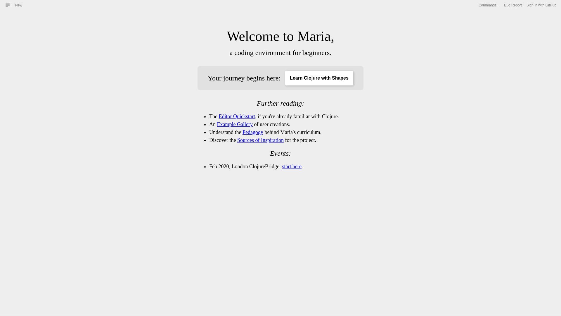 Estado web user.maria.cloud está   ONLINE