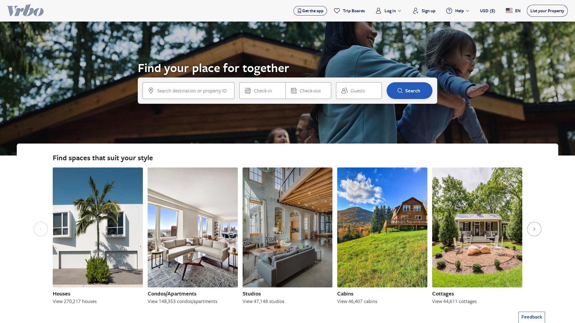 Estado web vrbo.com está   ONLINE