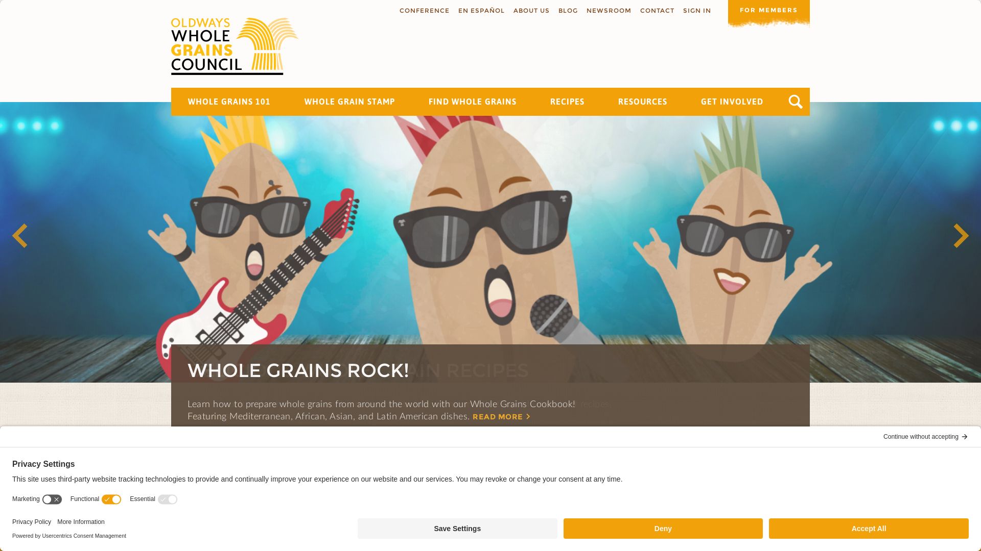 Estado web wholegrainscouncil.org está   ONLINE