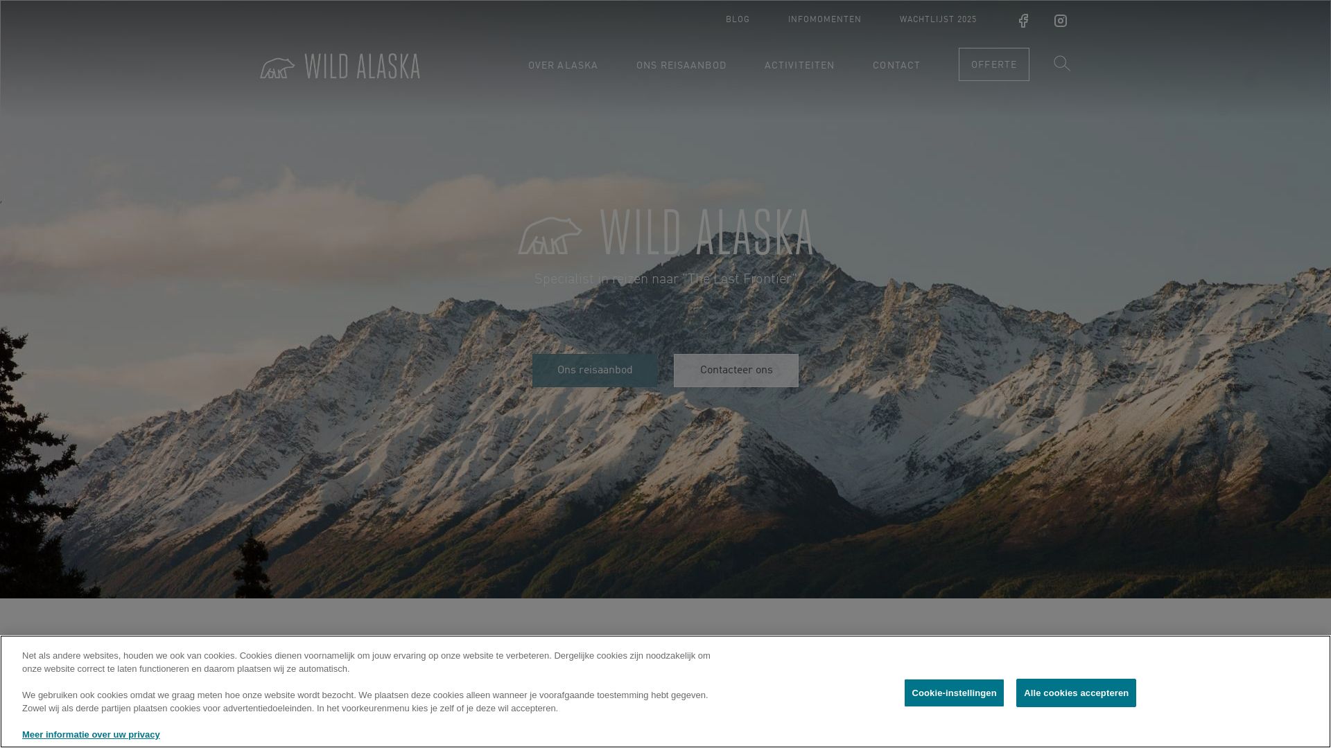 Estado web wildalaska.be está   ONLINE