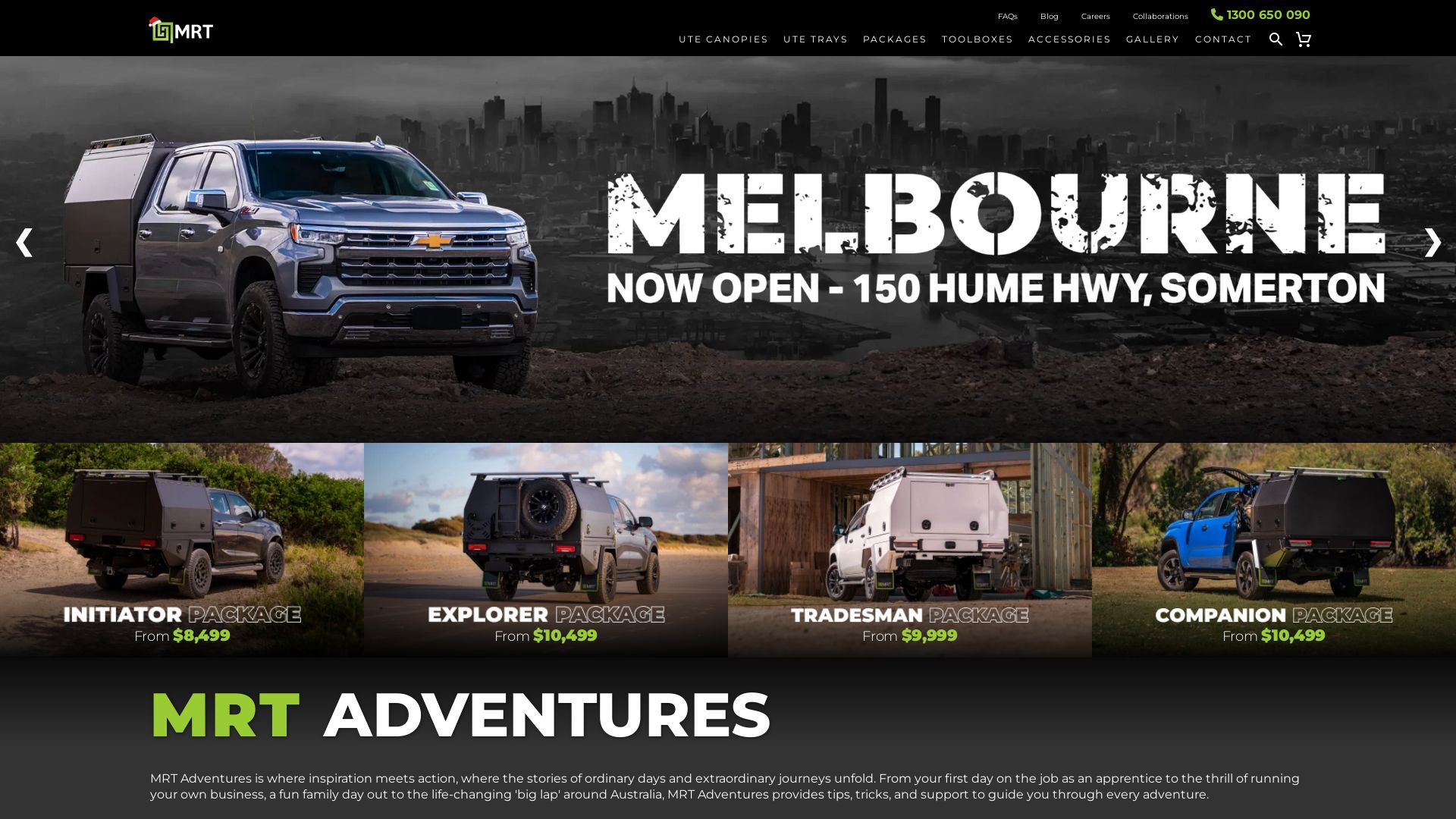 Estado web www.mrt.com.au está   ONLINE