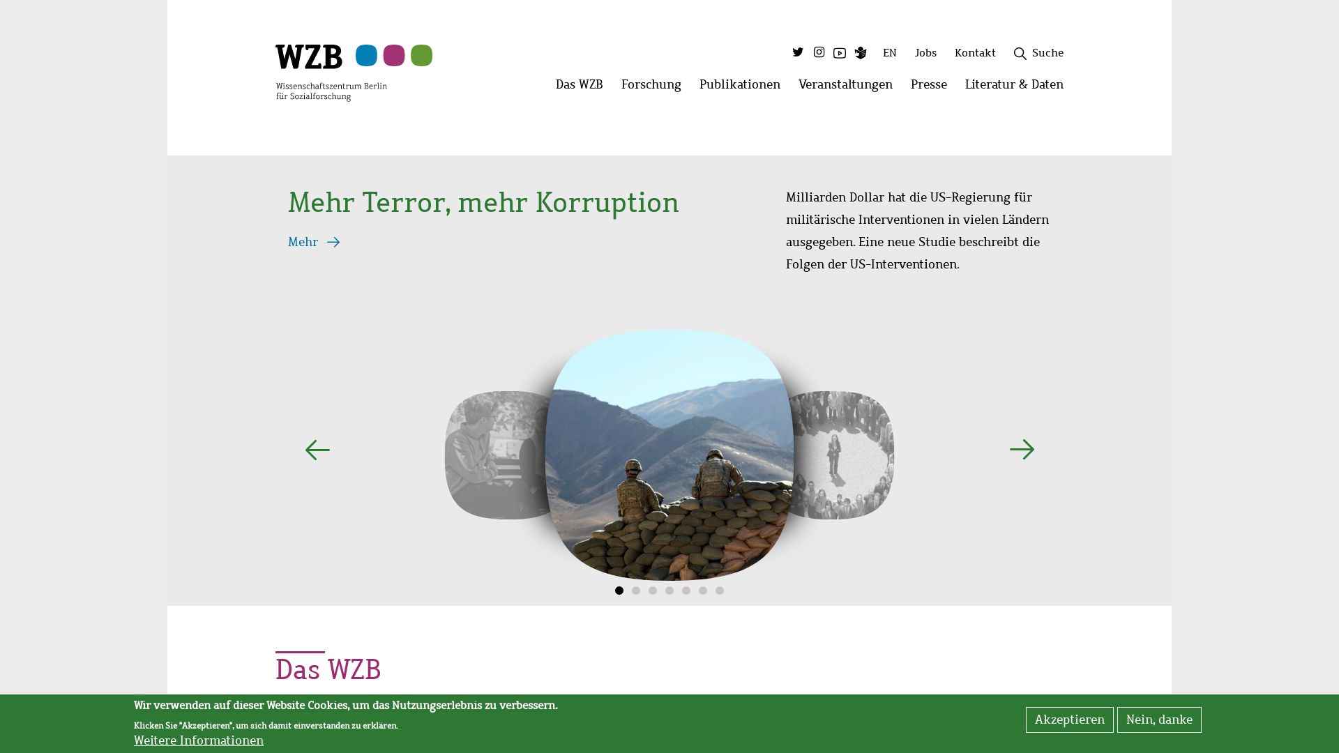 Estado web wzb.eu está   ONLINE