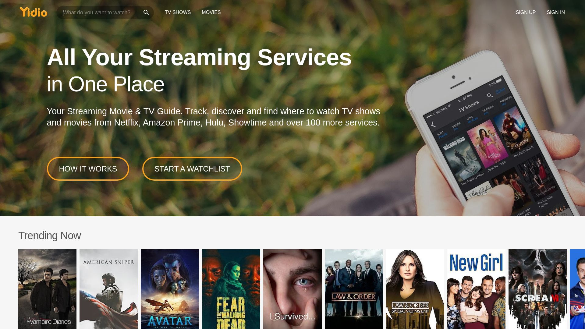 Estado web yidio.com está   ONLINE